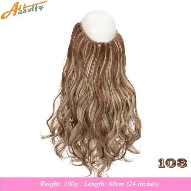 Synthetic No Clip Artificial Hair GLR SHOPPING