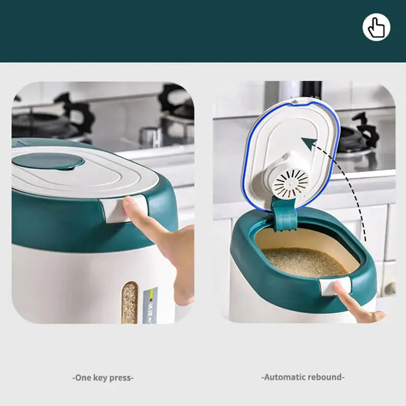 Automatic Kitchen Rice Bin GLR SHOPPING