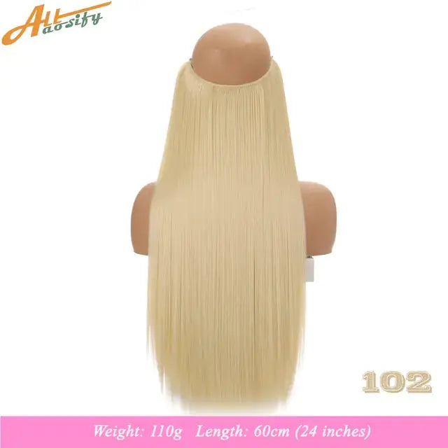 Synthetic No Clip Artificial Hair GLR SHOPPING