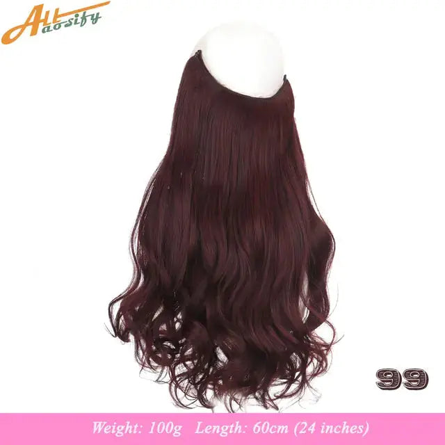 Synthetic No Clip Artificial Hair GLR SHOPPING