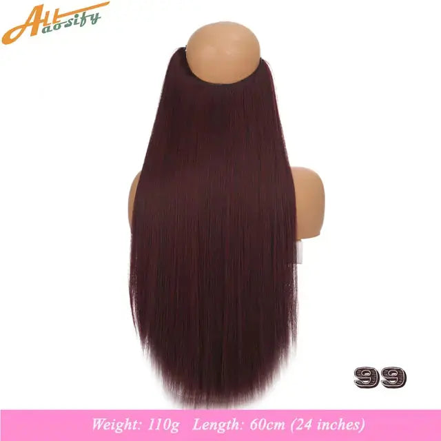 Synthetic No Clip Artificial Hair GLR SHOPPING