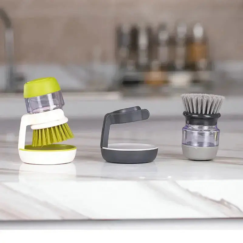 Dishwashing Brush with Soap Dispenser GLR SHOPPING