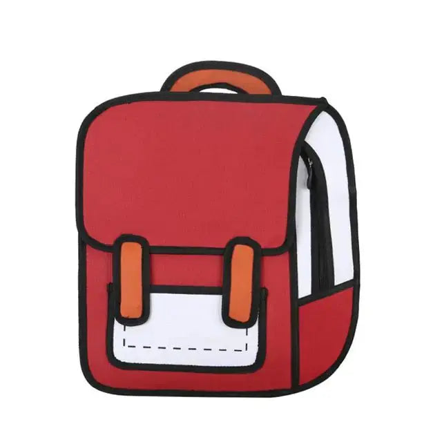 Fashion Unisex Cute Comic Bookbag GLR SHOPPING