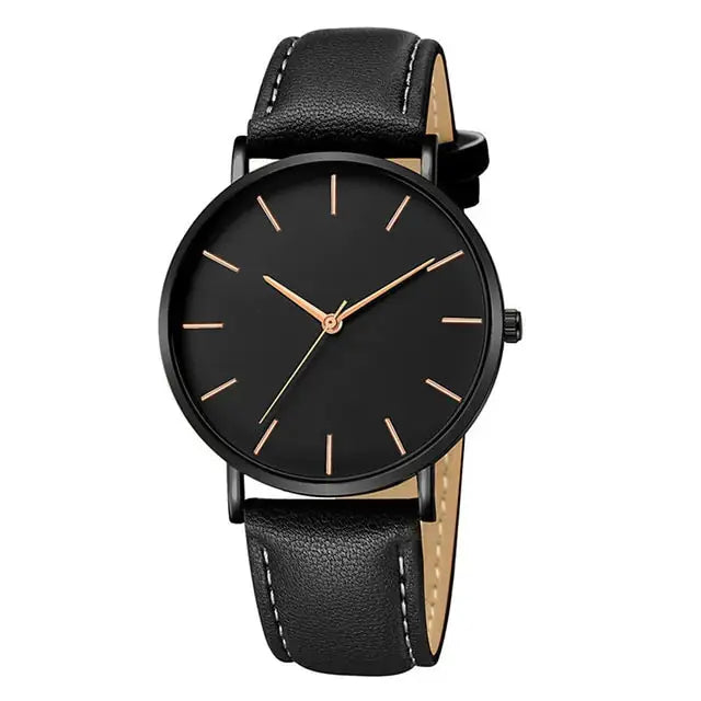 Simple Leather Men's Luxury Watches GLR SHOPPING