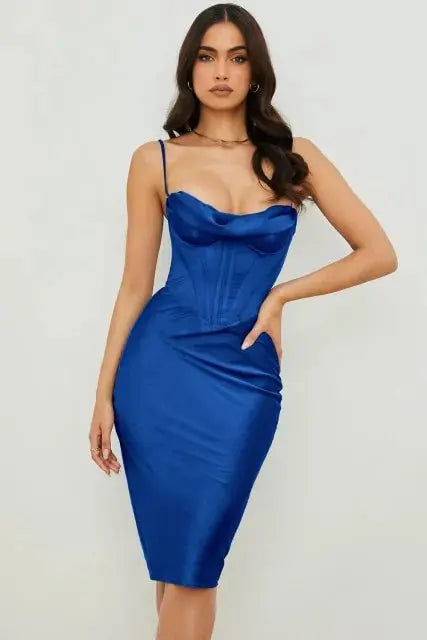 Satin Summer Dress GLR SHOPPING