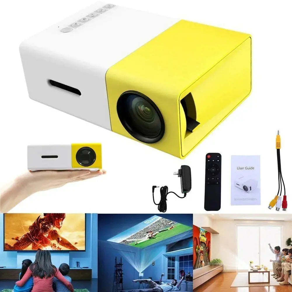 Portable 1080P Home Theater Projector GLR SHOPPING