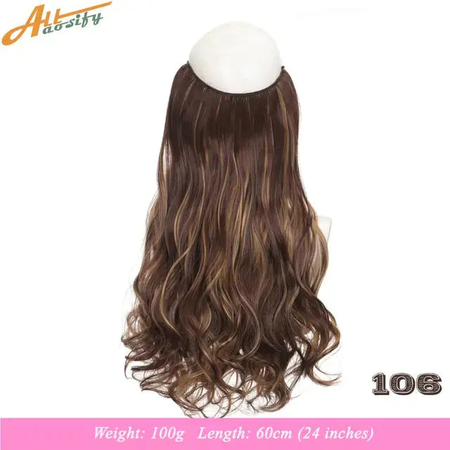 Synthetic No Clip Artificial Hair GLR SHOPPING
