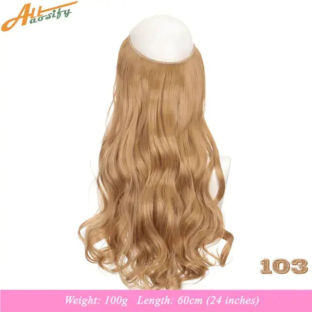 Synthetic No Clip Artificial Hair GLR SHOPPING