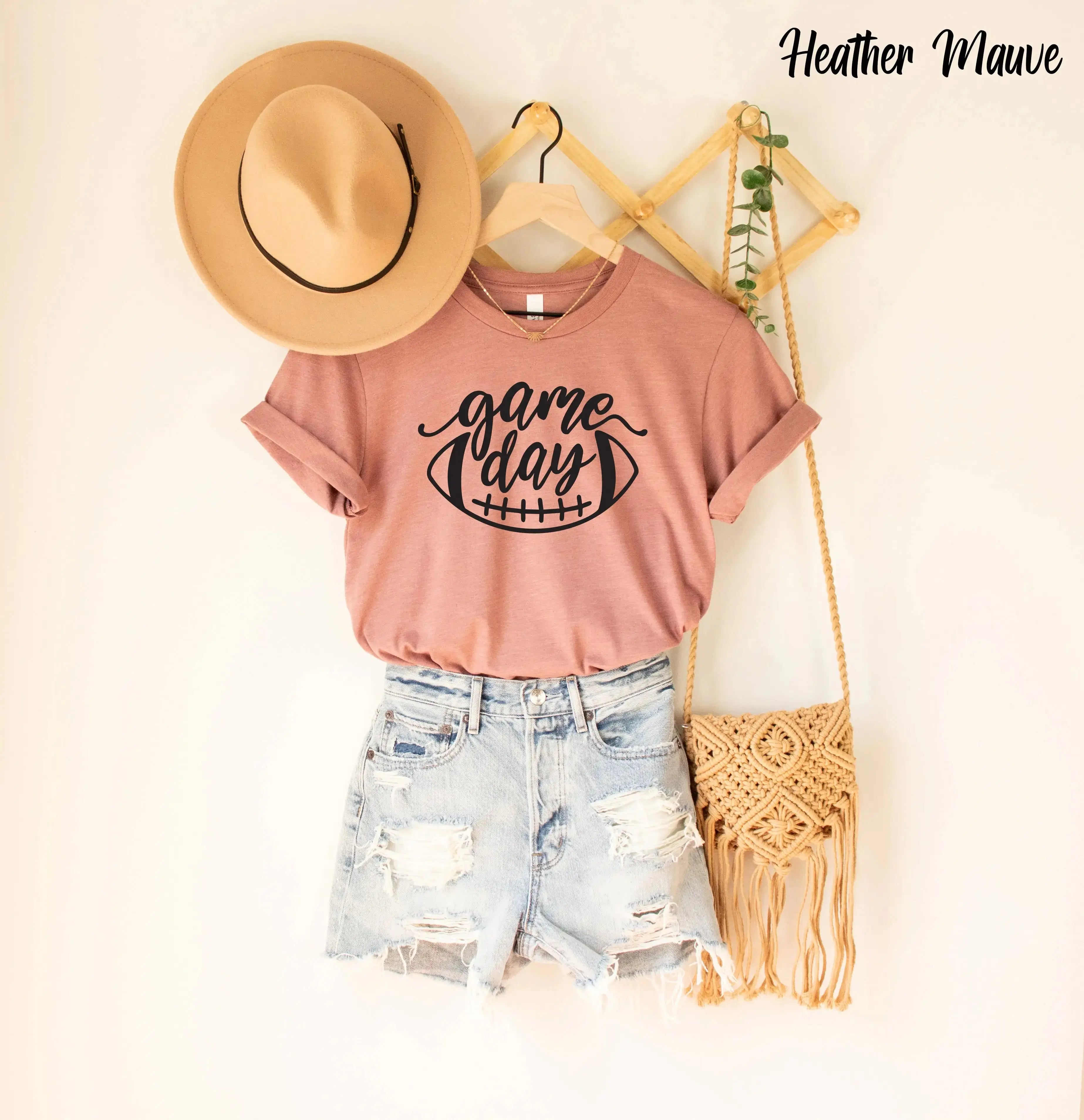 Game Day Football Shirt, Football Shirt, Game Day Vibes Outfit, Football Tee GLR SHOPPING