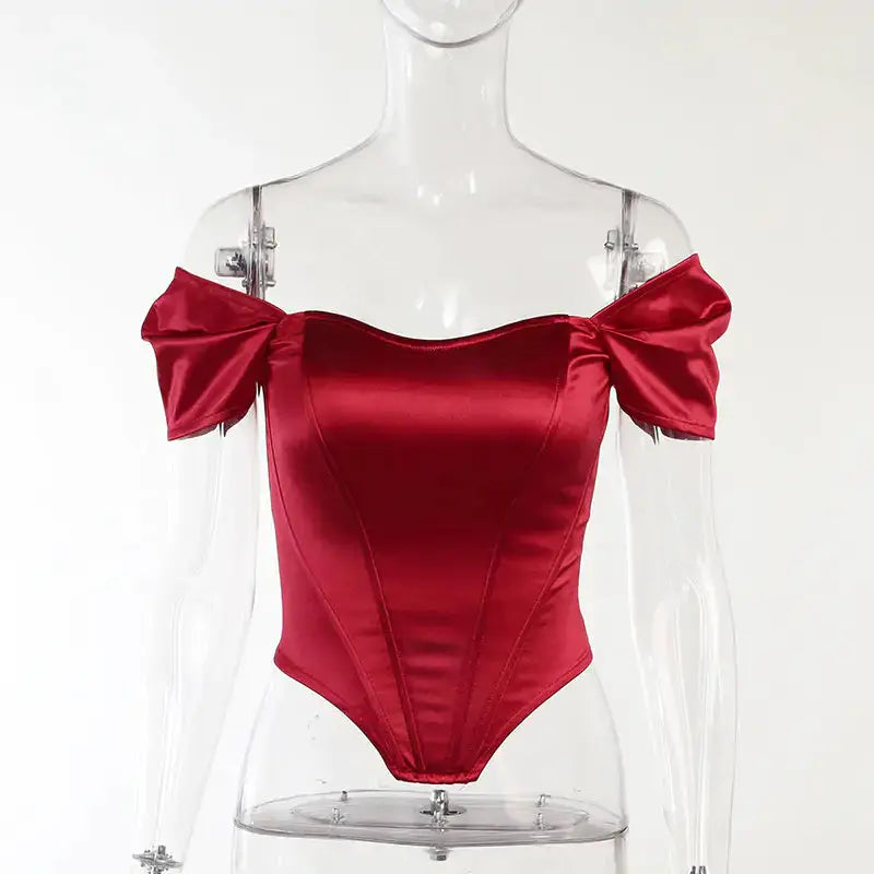 Elegant Satin Top GLR SHOPPING