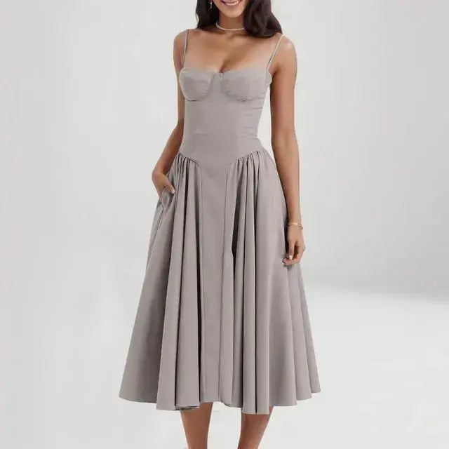 Women Sleeveless Dress GLR SHOPPING