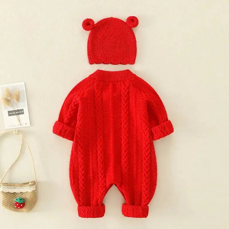 CharmBaby Knit Romper GLR SHOPPING