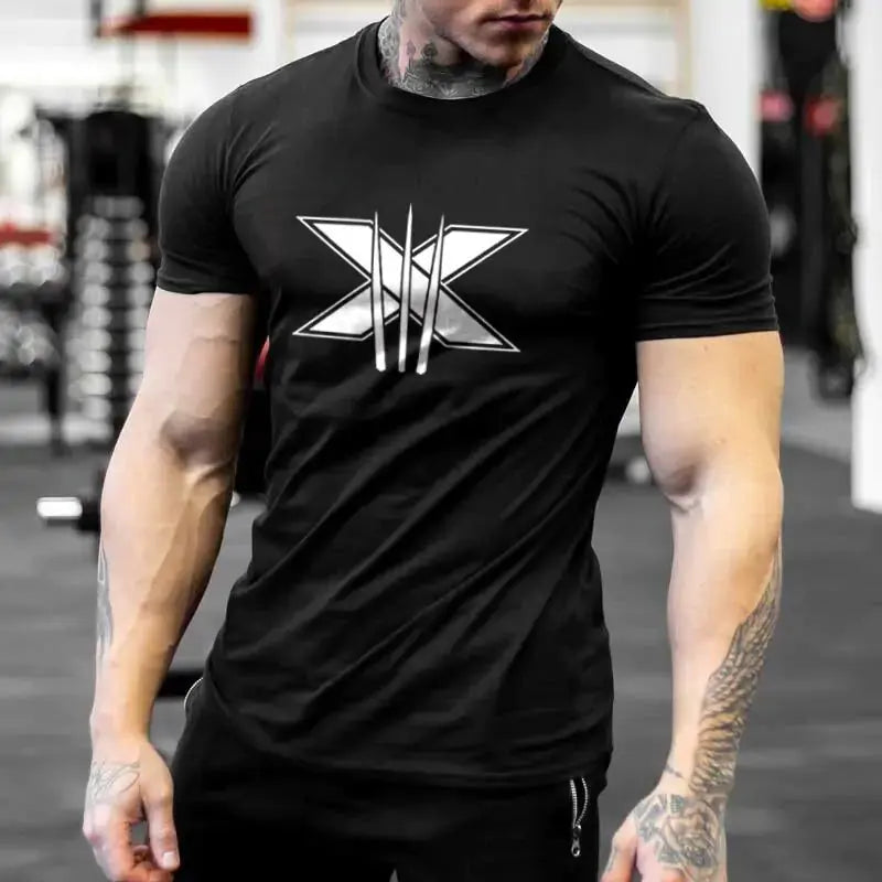 Camisetas com Gráficos de Musculação GLR SHOPPING