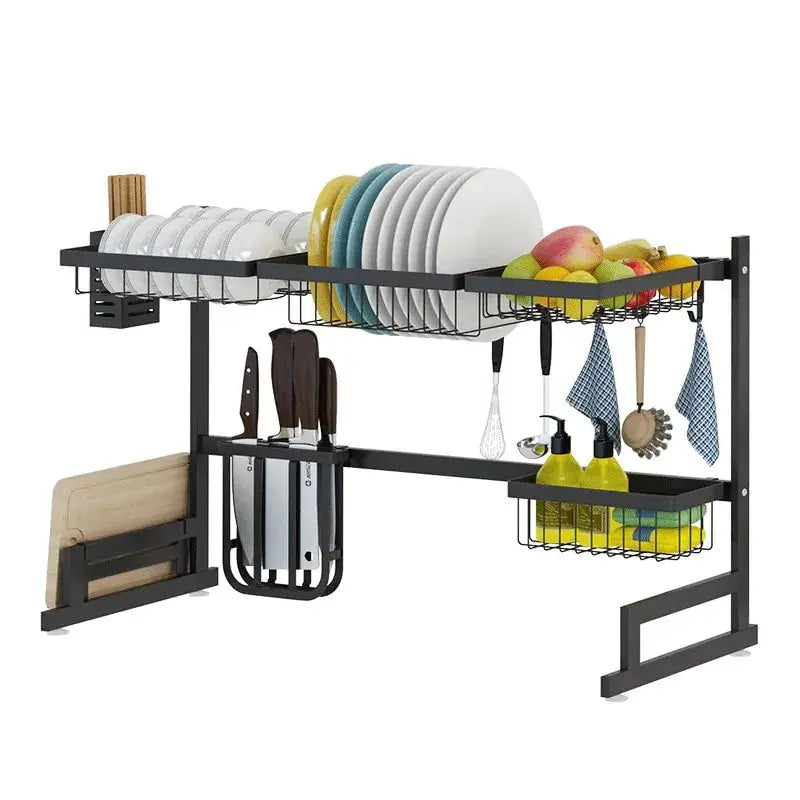 Stainless Steel U-shaped Kitchen Dish Rack GLR SHOPPING