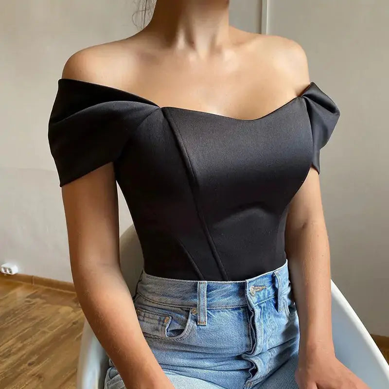 Elegant Satin Top GLR SHOPPING