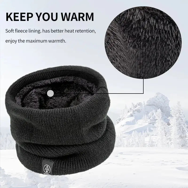 Unisex Thick Knit Wool Scarf GLR SHOPPING