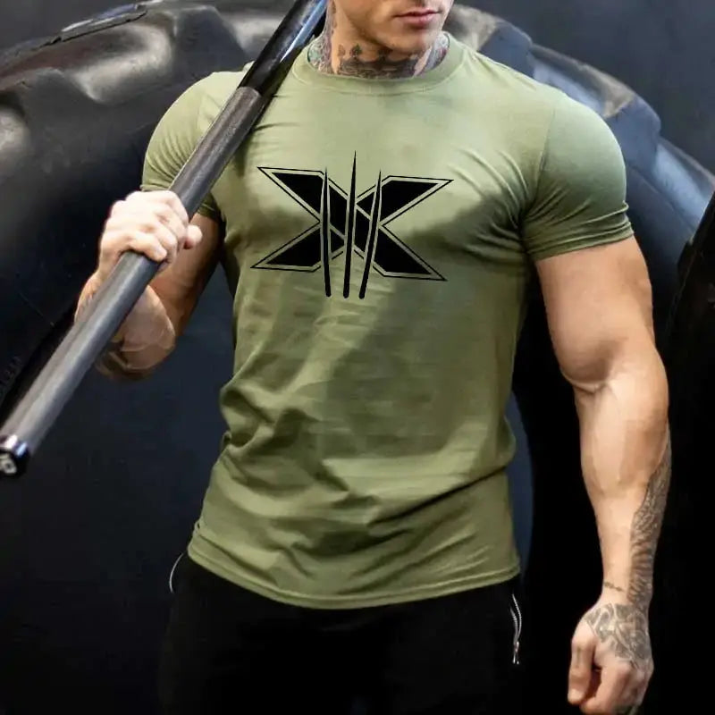 Camisetas com Gráficos de Musculação GLR SHOPPING