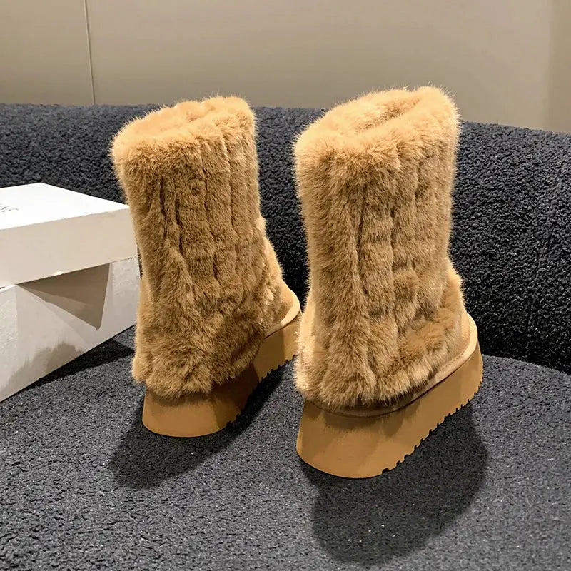 Thick Soled Snow Boots GLR SHOPPING