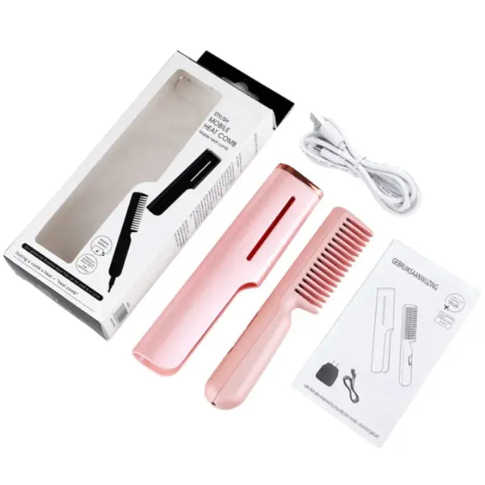 2-in-1 USB Heated Hair Comb GLR SHOPPING