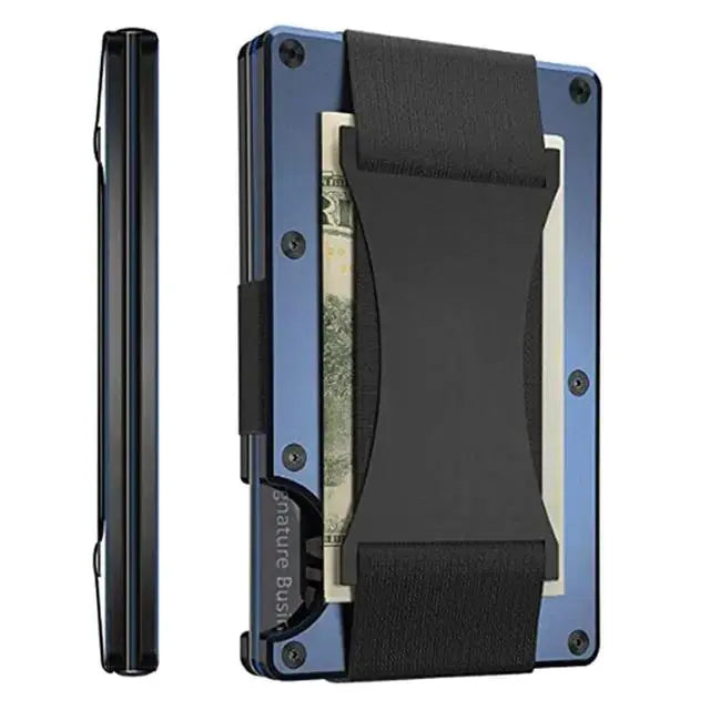 Minimalist Men Slim Wallet-Rfid Shielded - GLR SHOPPING
