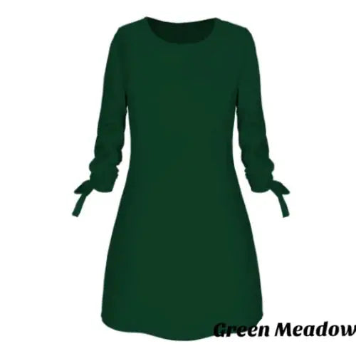 2019 New Release Elegant Summer Solid Color Dress GLR SHOPPING