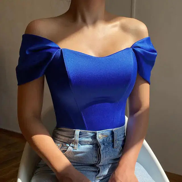 Elegant Satin Top GLR SHOPPING
