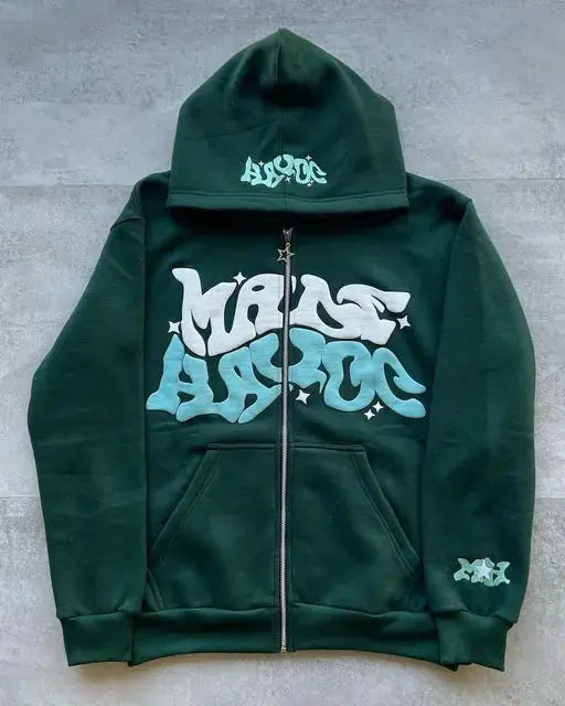 Y2K Hoodie Hip Hop Letter Print Oversized GLR SHOPPING