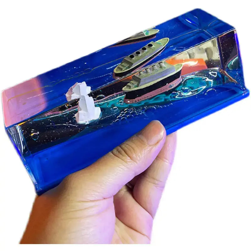 Cruise Ship Fluid Drift Bottle Decoration GLR SHOPPING