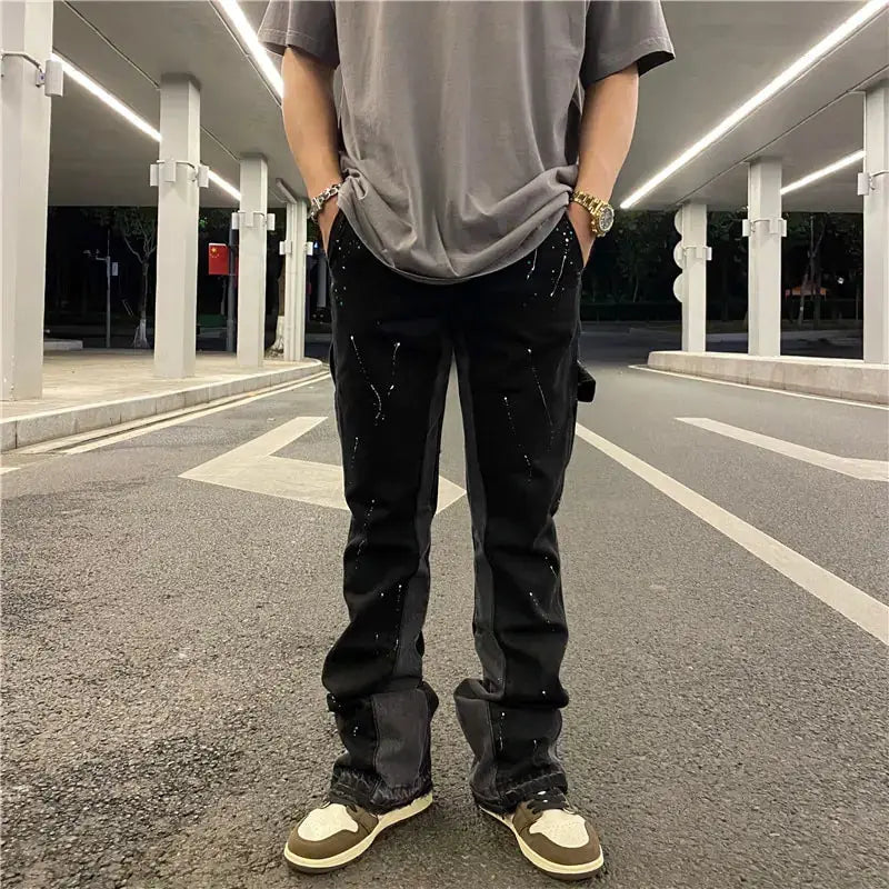 Urban Streetwear Flare Pants GLR SHOPPING
