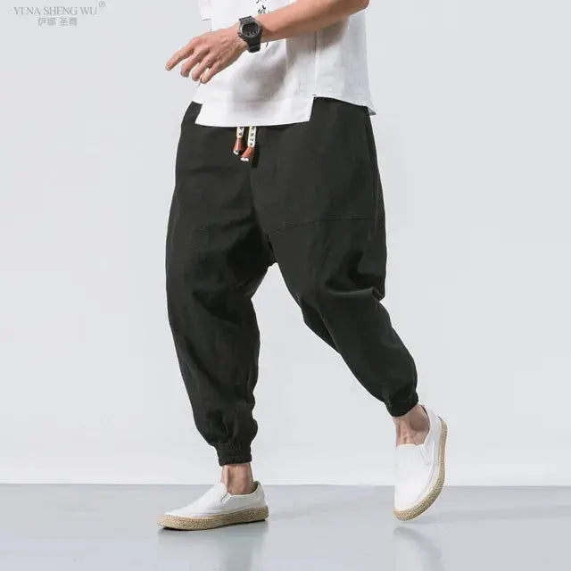 Men Kimono Haori Trousers GLR SHOPPING