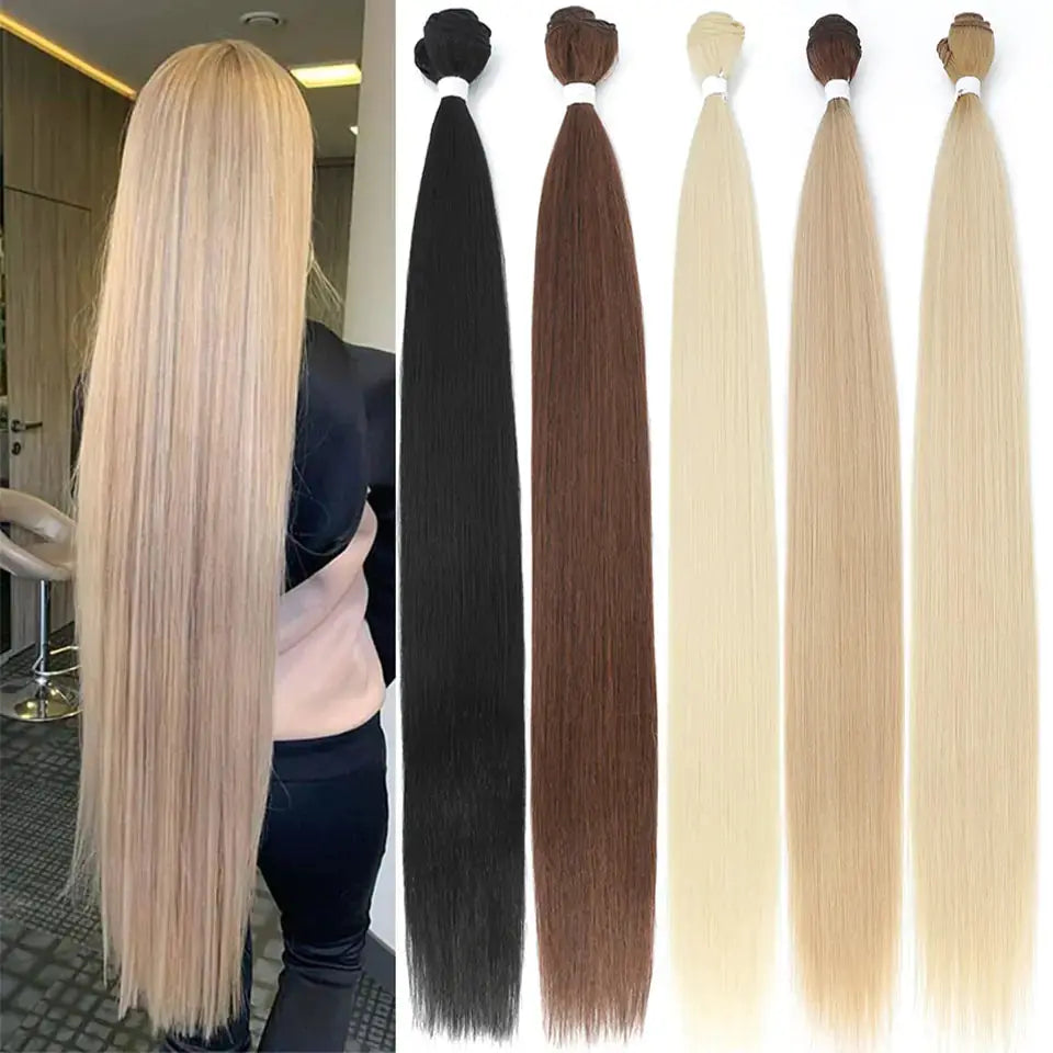 Straight Fake Fibers Hairs GLR SHOPPING