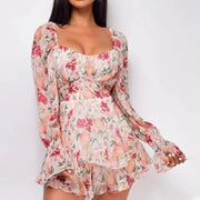 Square Collar Backless Romper GLR SHOPPING