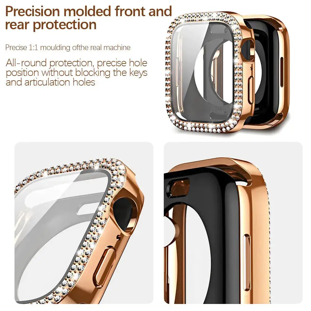 Bling Glass + Cover for Apple Watch Case GLR SHOPPING