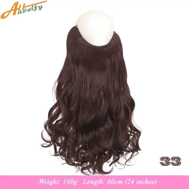 Synthetic No Clip Artificial Hair GLR SHOPPING