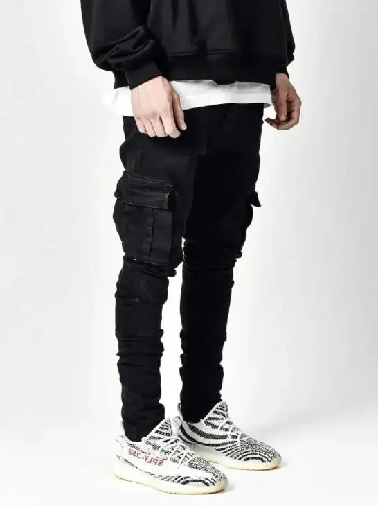 Men's Side Pockets Skinny Jeans GLR SHOPPING