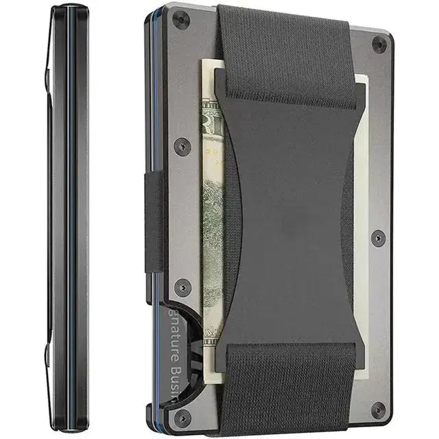 Minimalist Men Slim Wallet-Rfid Shielded - GLR SHOPPING