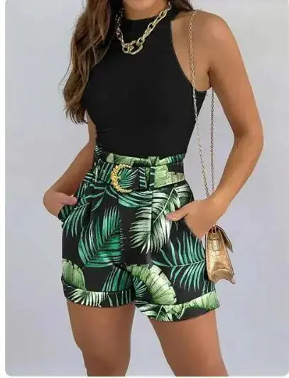 Summer Floral Two-Piece Set GLR SHOPPING