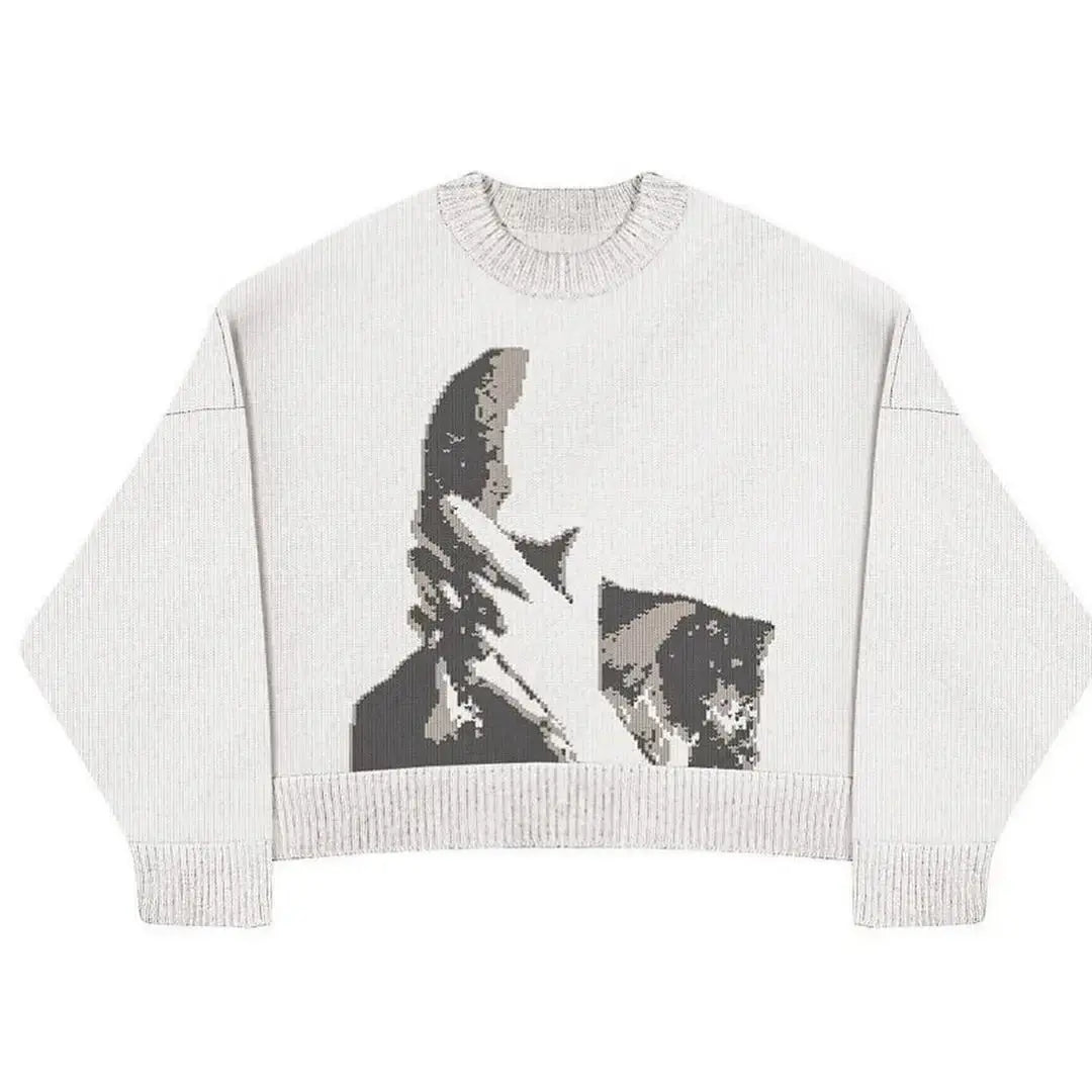 Knit Sweater Jacket GLR SHOPPING
