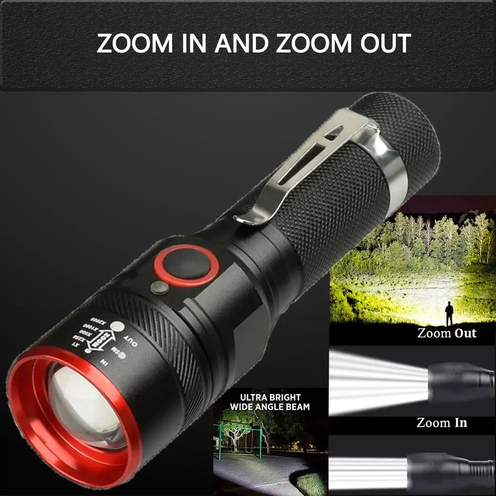 Waterproof 5200LM USB Rechargeable Flash light GLR SHOPPING