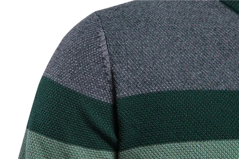 Spliced Cotton Men's Sweater GLR SHOPPING