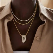 Letter Initial Necklace GLR SHOPPING