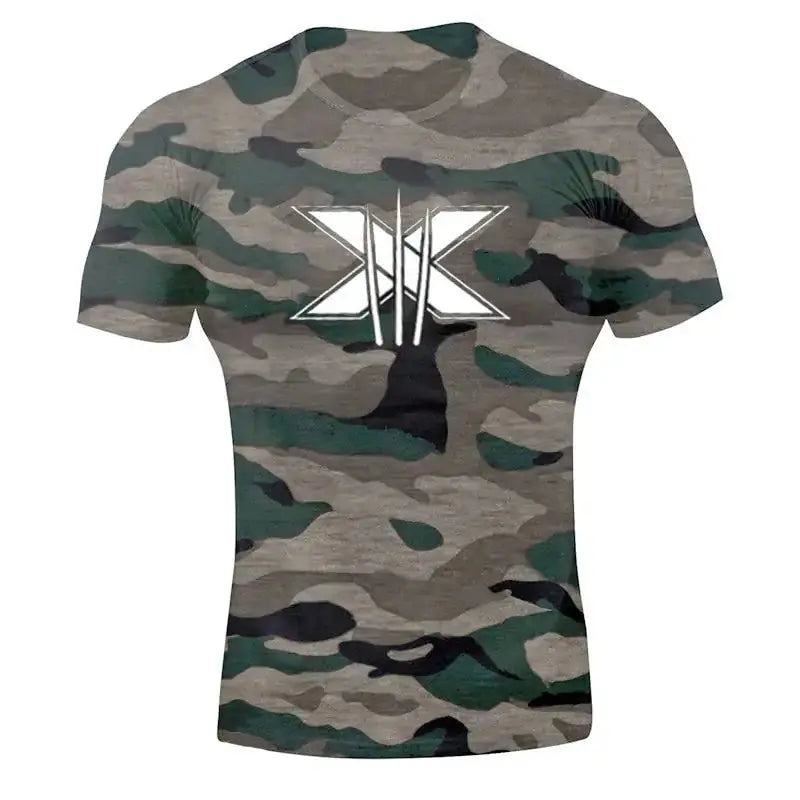 Camisetas com Gráficos de Musculação GLR SHOPPING