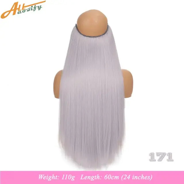 Synthetic No Clip Artificial Hair GLR SHOPPING