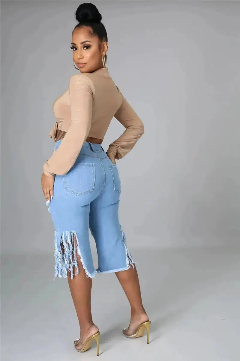 Denim Medium Ladies Pants GLR SHOPPING