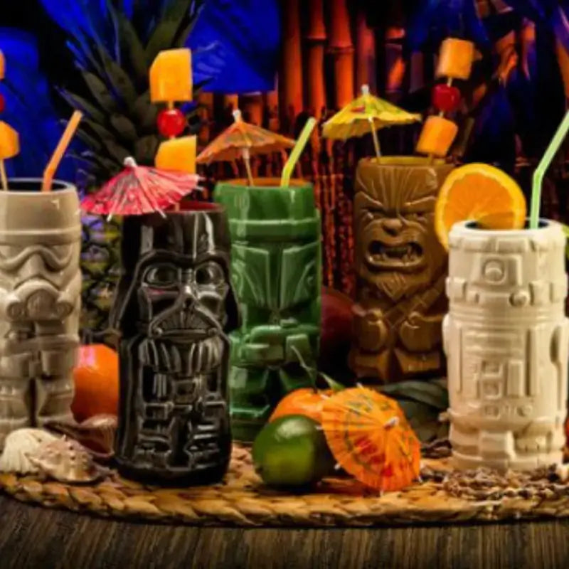 Hawaii Tiki Ceramic Cup GLR SHOPPING