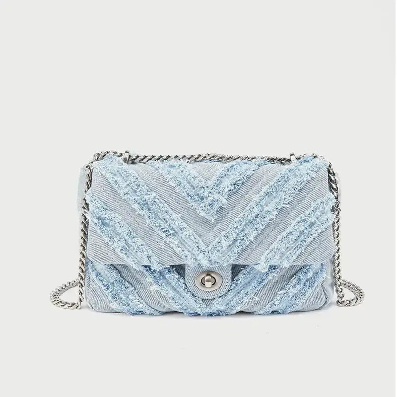 Denim Chain Bag GLR SHOPPING