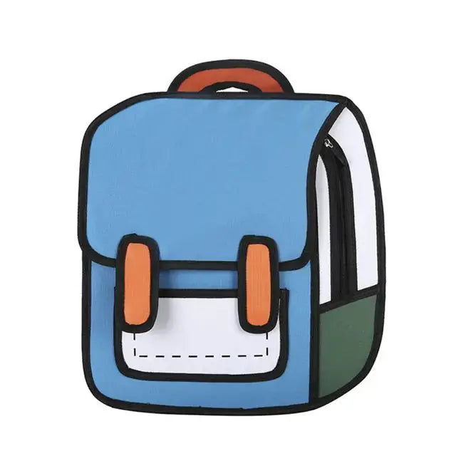 Fashion Unisex Cute Comic Bookbag GLR SHOPPING