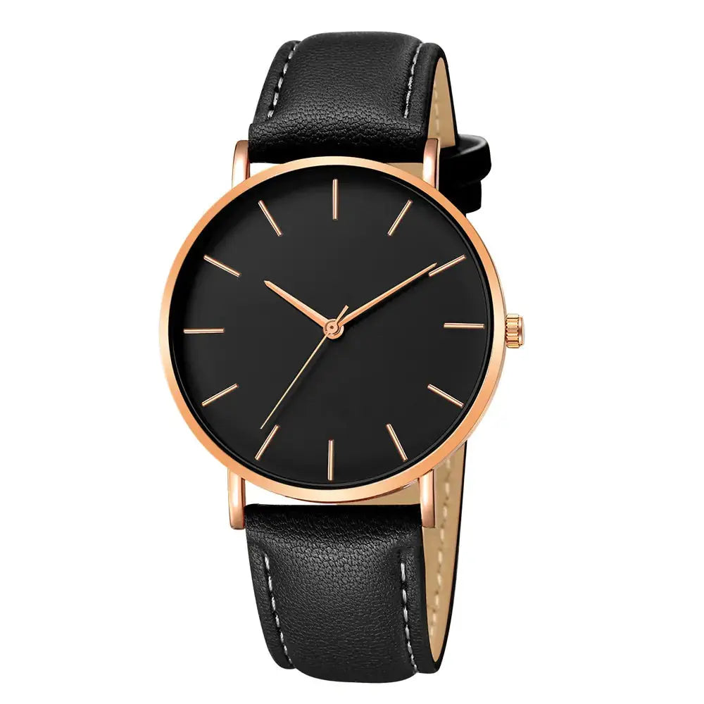 Simple Leather Men's Luxury Watches GLR SHOPPING