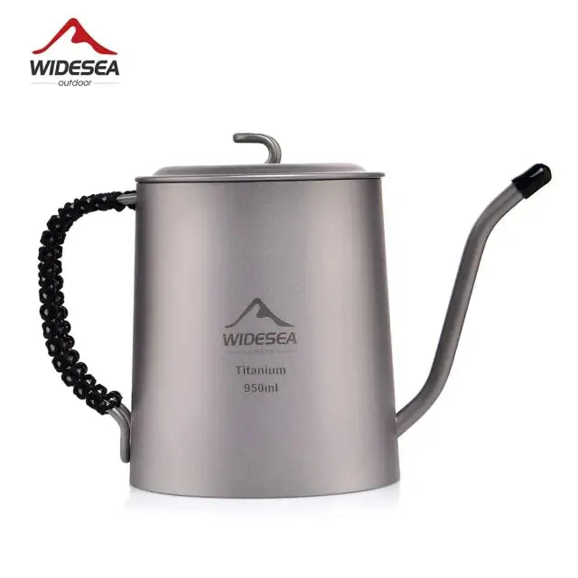 Camping Titanium Coffee Kettle GLR SHOPPING