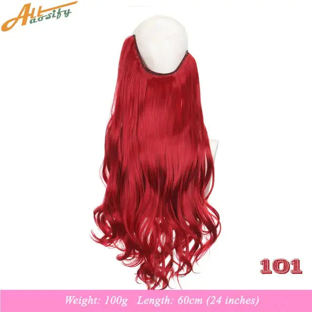 Synthetic No Clip Artificial Hair GLR SHOPPING